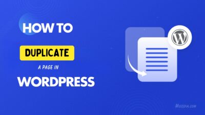 Duplicate a Page in WordPress