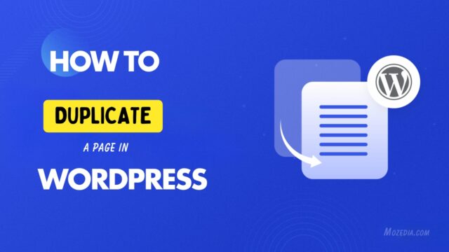 Duplicate a Page in WordPress