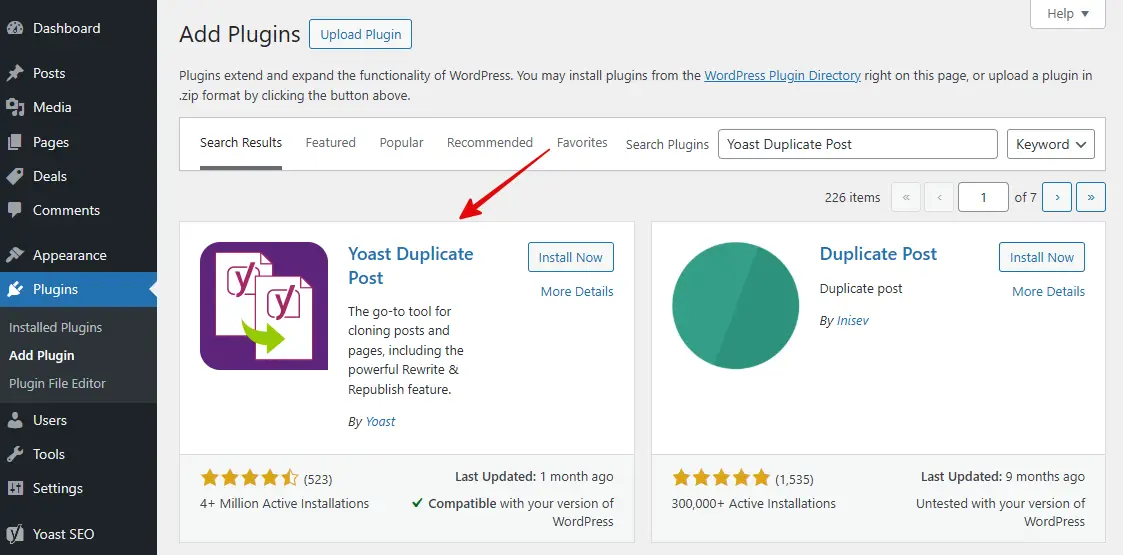 duplicate page in wordpress using plugin
