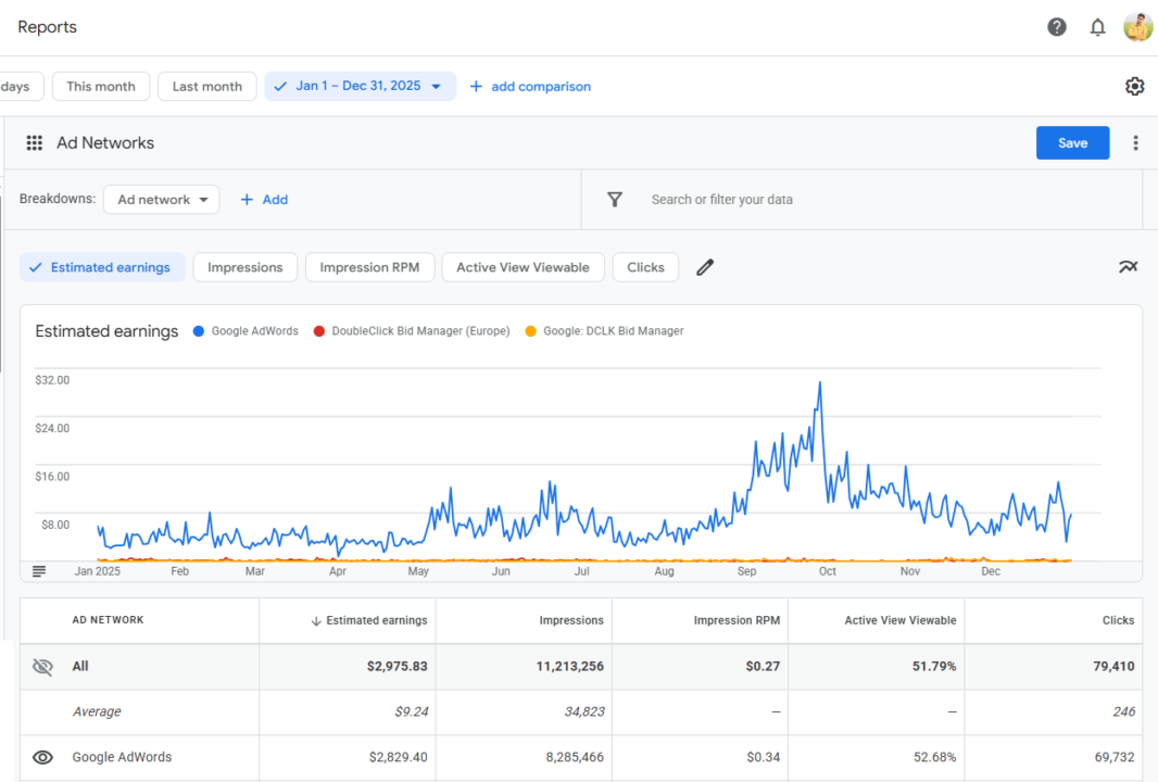 Google AdSense Earnings (2025 – Real & Passive Income)