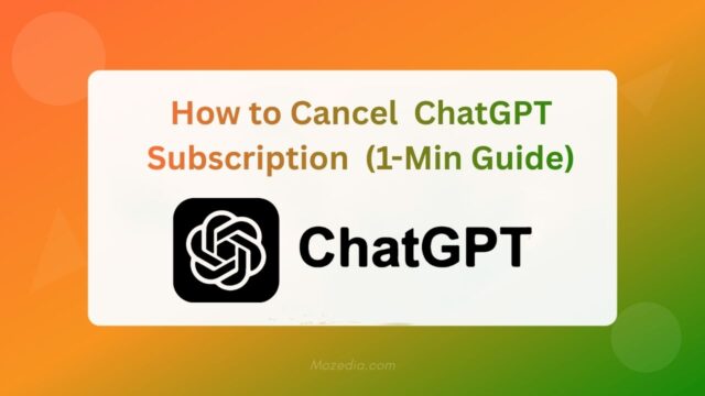 how to cancel chatgpt subscription