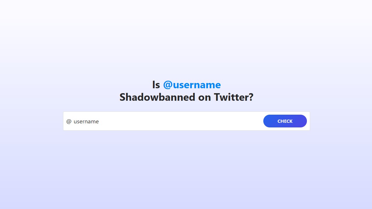 twitter shadowban checker