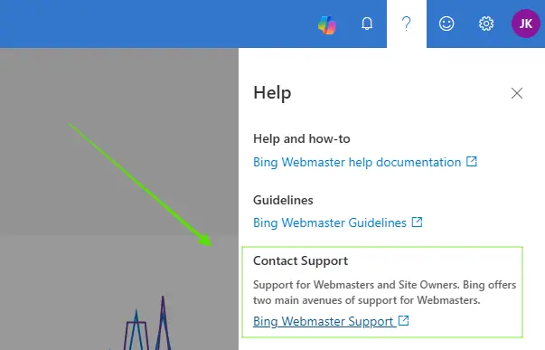 Bing Webmaster Support