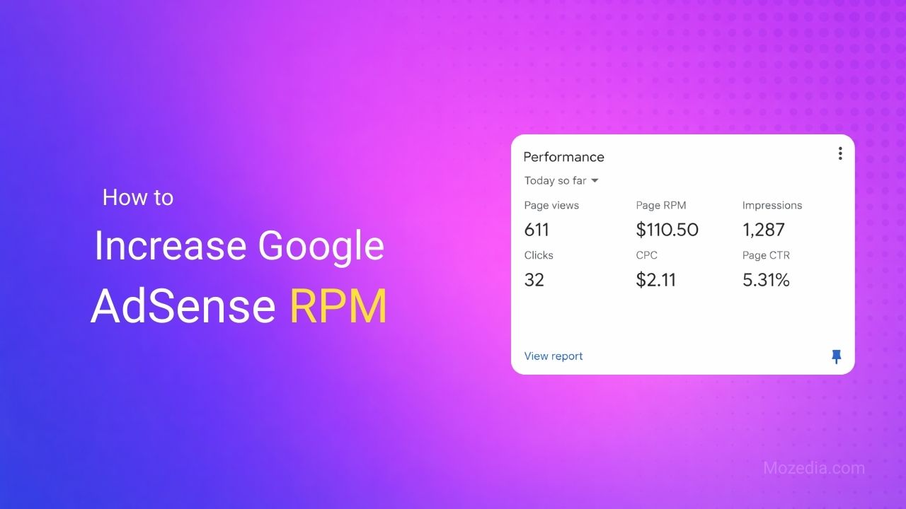 Increase Google AdSense RPM