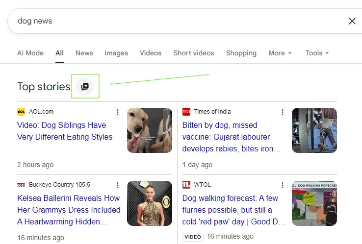 top stories preferred sources
