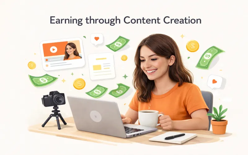 Earning through Content Creation
