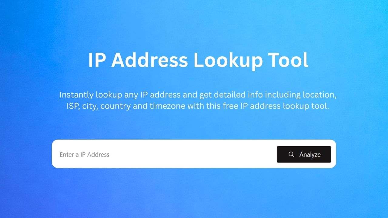 IP Address Lookup